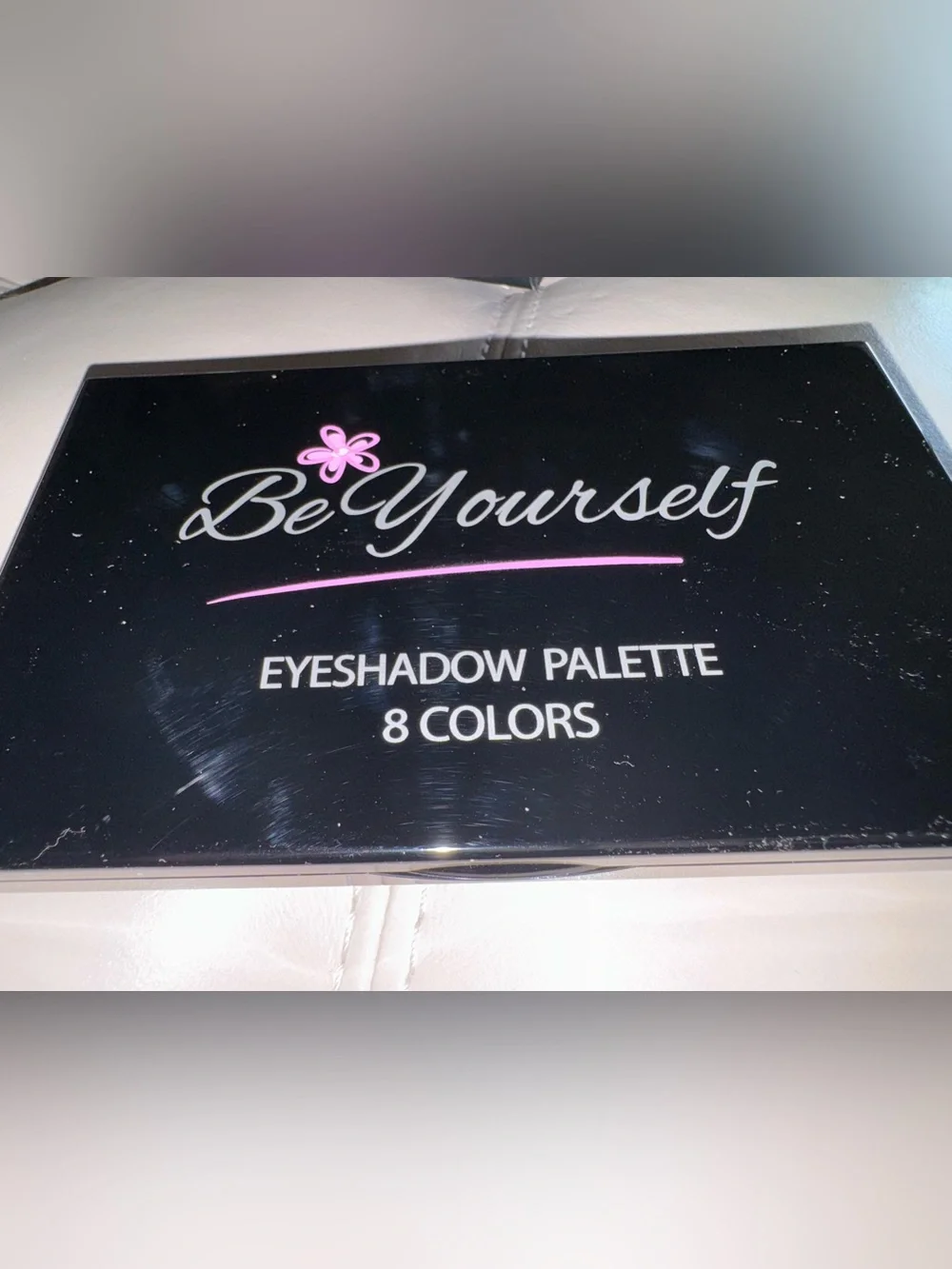 BYC 8 Colors Shimmer and Matte Eyeshadow Palette - Pink Blue Gray